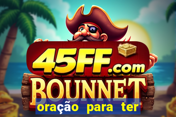 oração para ter sorte em tudo